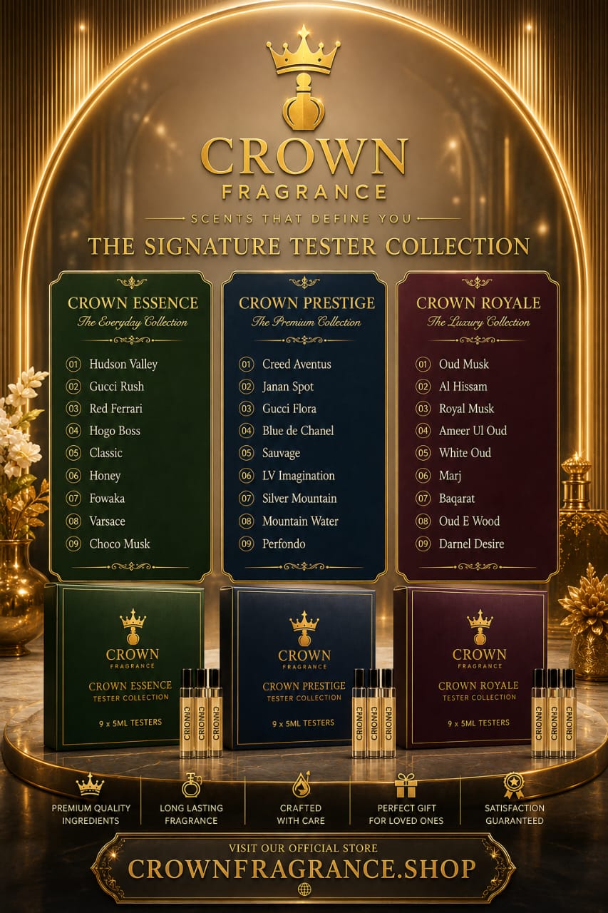 👑 CROWN FRAGRANCE

THE SIGNATURE TESTER COLLECTION